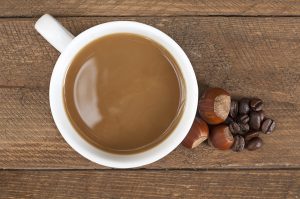 Hazelnut instant coffee