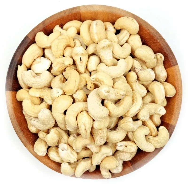 roasting cashew kernels